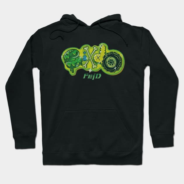 Feid ferxxo Hoodie by shadowNprints